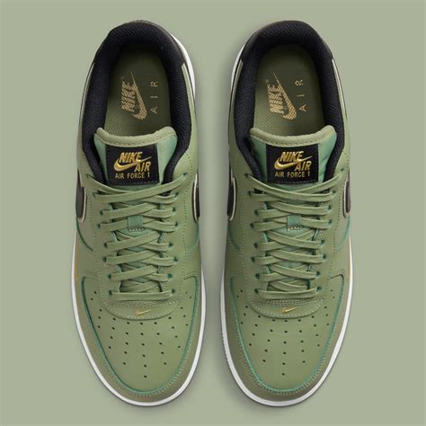 nike air force 1 groen goud|nike air force 1.